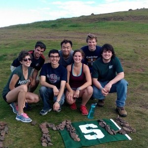 MSU History Majors in England on study abroad, summer 2014