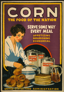 United States Food Administration Public Service Announcement for corn