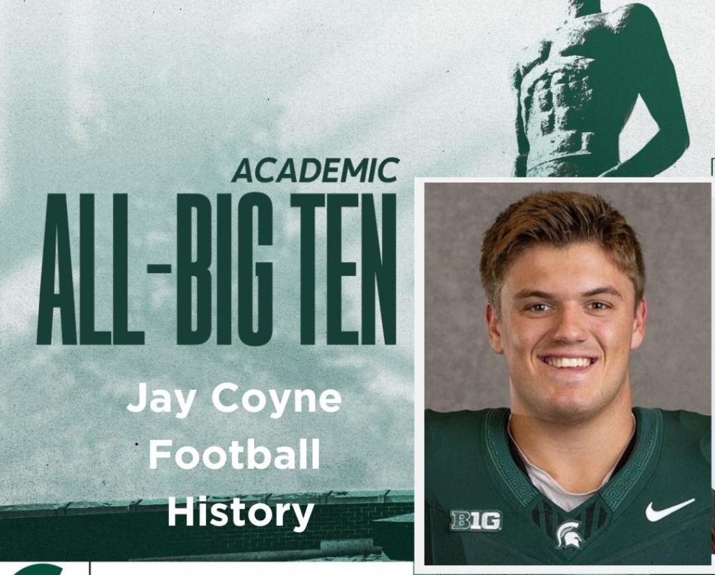 History Major Jay Coyne Earns Fall Academic All-Big Ten Honors